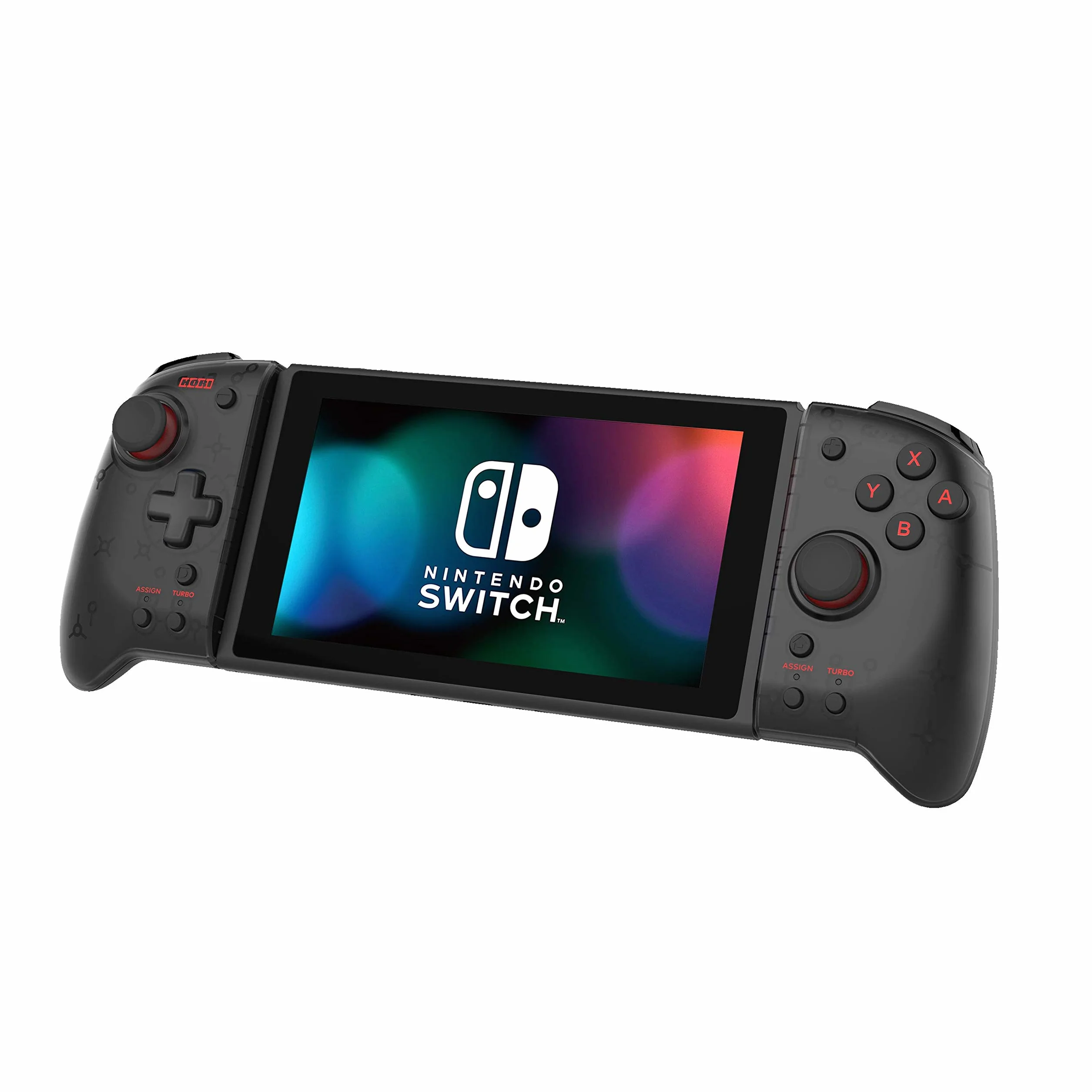 HORI - Mando Split Pad Pro (Negro) para modo portátil (Nintendo Switch) - Licencia oficial