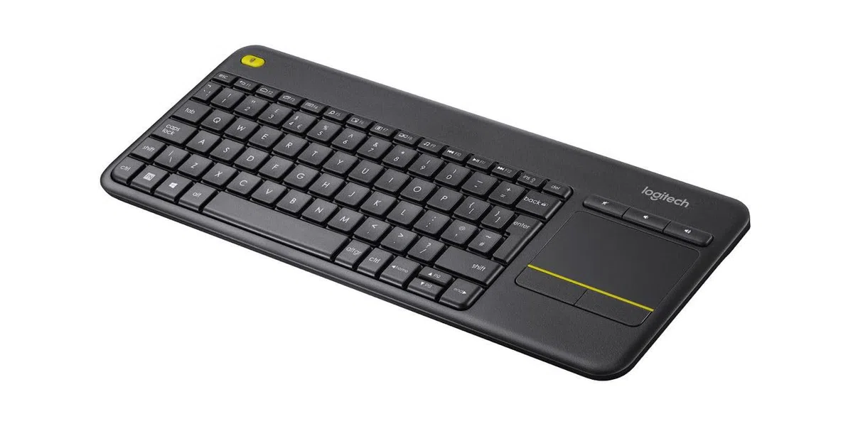 Logitech K400 Plus inalámbrico táctil TV teclado - UK QWERTY