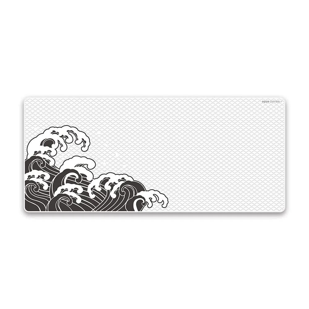 Alfombrilla de ratón para juegos X-Raypad Aqua Control Plus Wave AC+, ultra alta precisión con velocidad perfecta y capacidad de control, diseñada para jugadores Fps con bajos requisitos de DPI