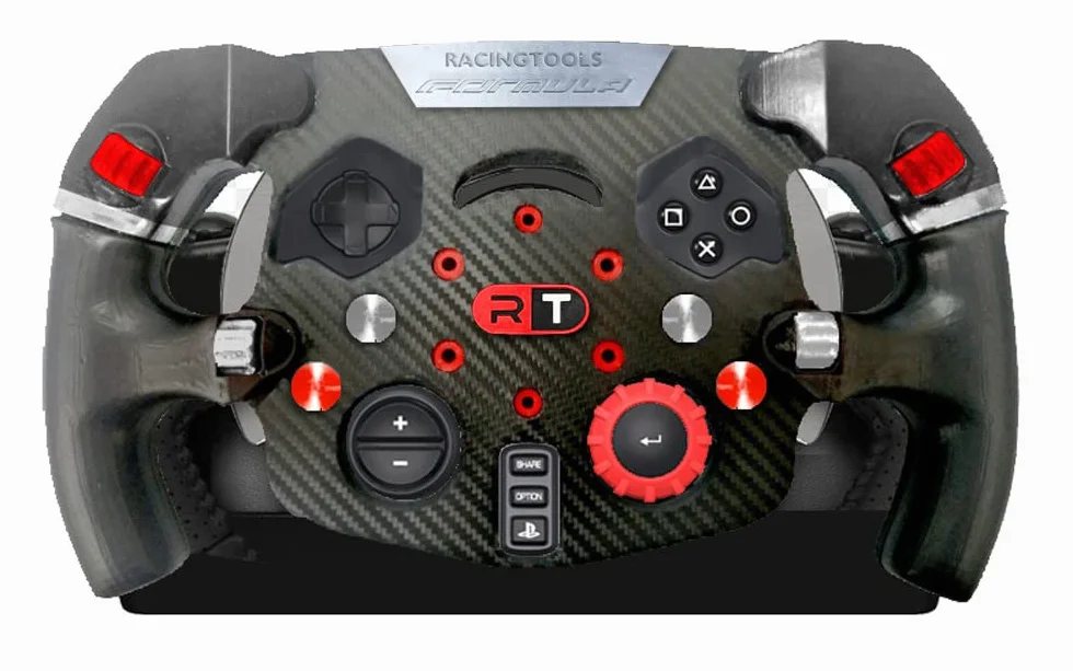 RacingTools - Corona volante compatible con Logitech G29/G923 Mod. Fórmula (Black)