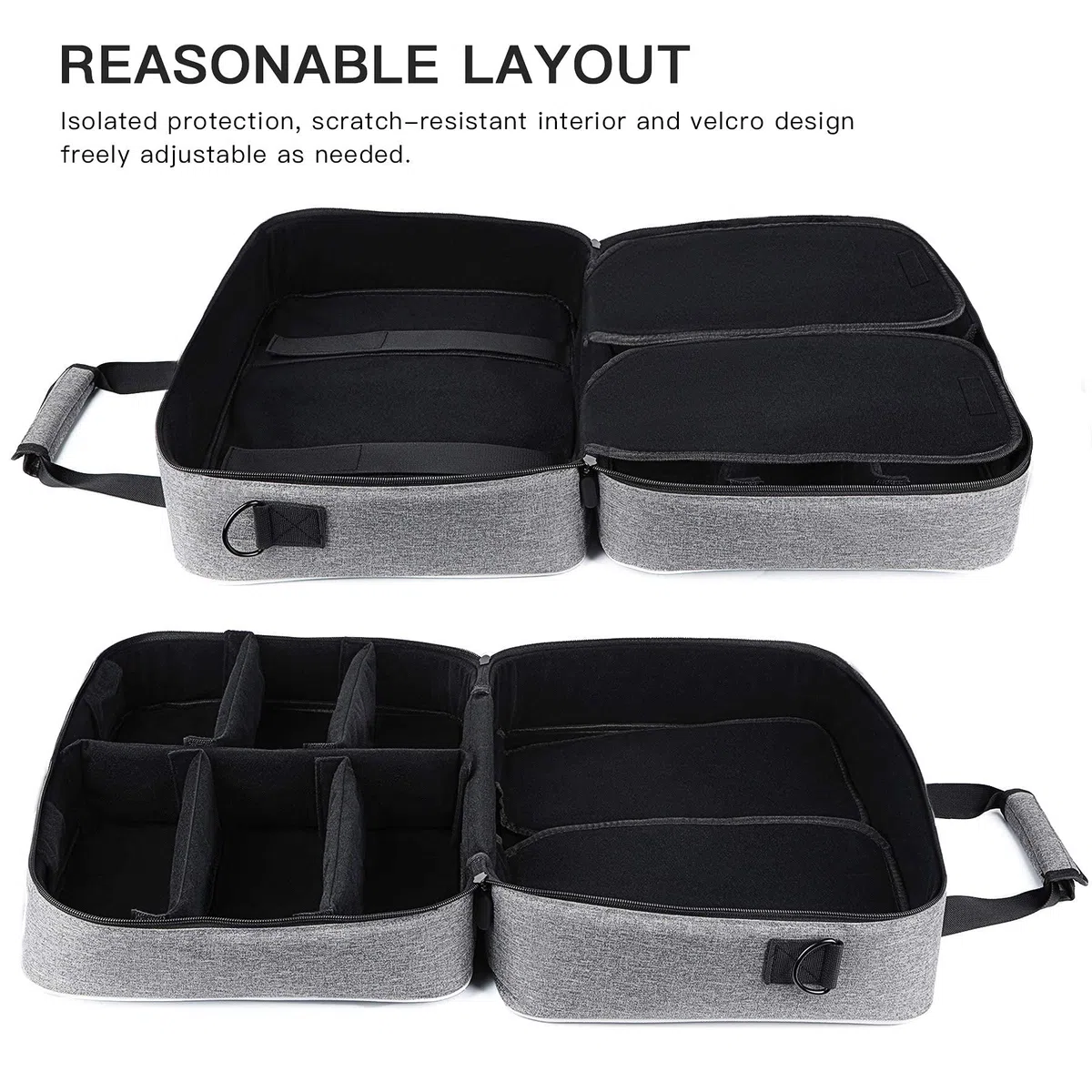 ZtotopCases para Estuche de Transporte, Compatible con la Consola y Disk/Digital Edition, Bolso para Controlador y Juegos, Auriculares para Juegos, Base de Consola y Accesorios - Gris