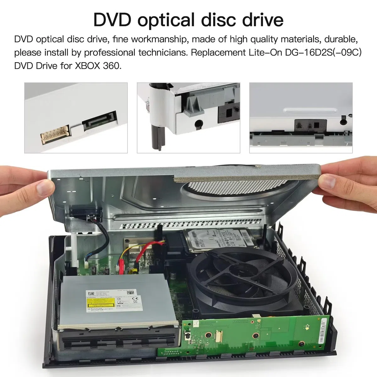 Unidad de DVD Lite-On DG-16D2S (-09C) de repuesto para Xbox 360