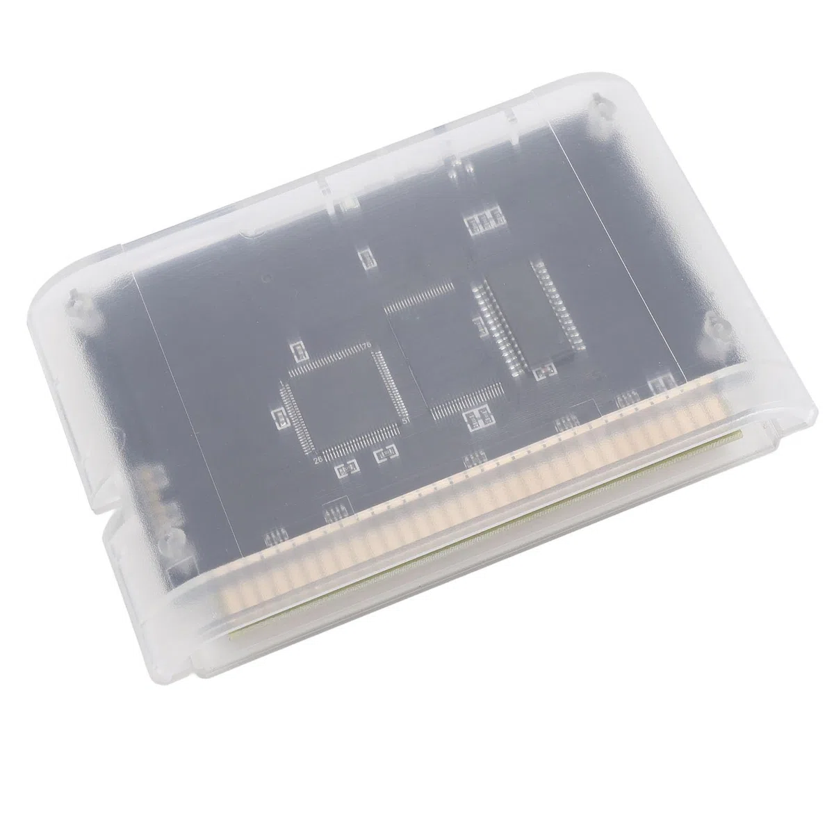 Tarjeta de Juego Retro, Videocasete Compacto Multifuncional Flexible con Tarjeta de Memoria de 8GB para Accesorios de Juego (Blanco Transparente)