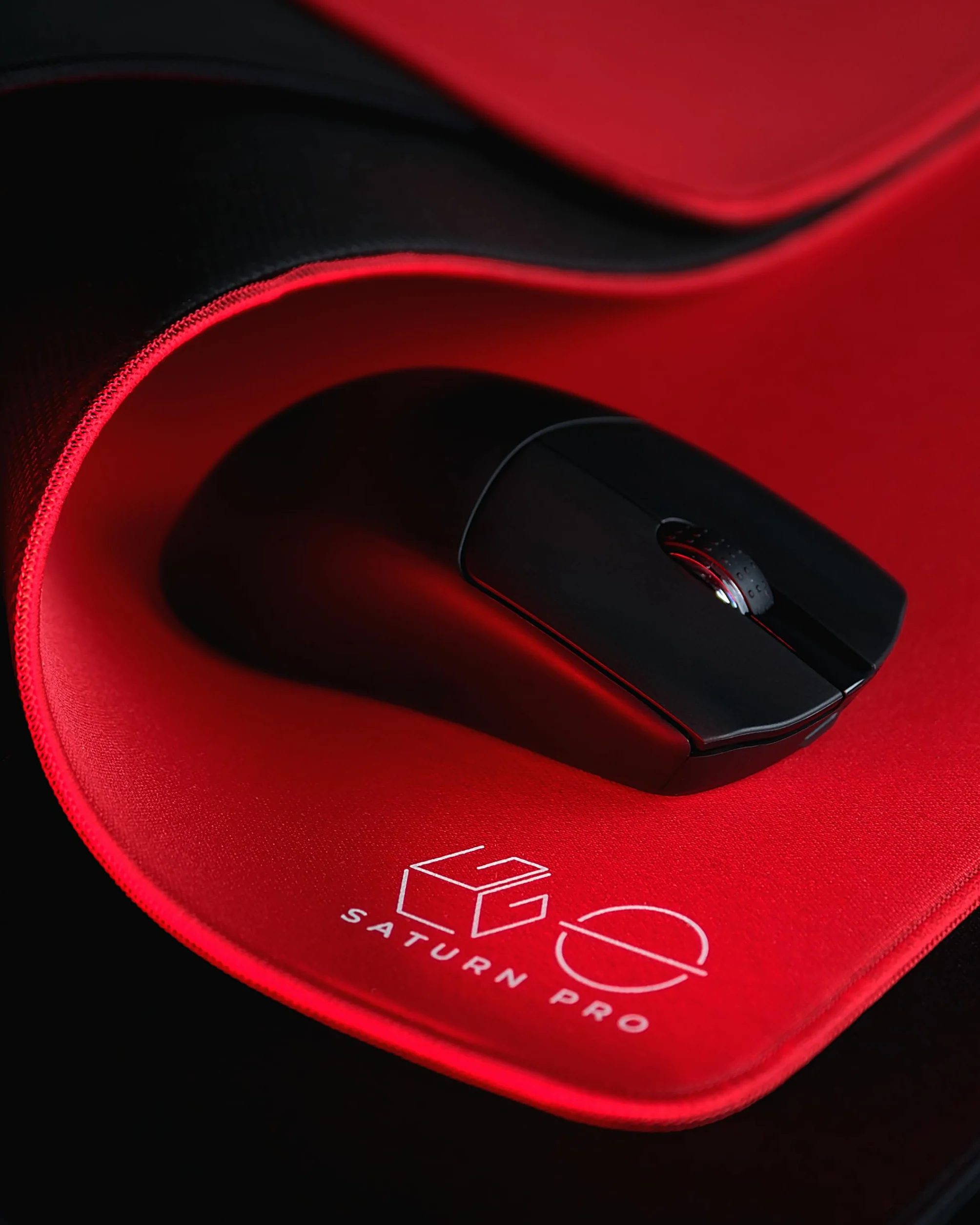 Lethal Gaming Gear Saturn Pro Alfombrilla Gaming - XL - Soft - Rojo