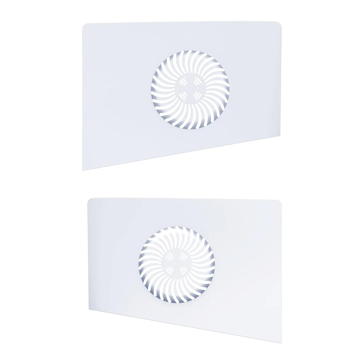 Placas de Cubierta para PS5 Slim Consola, Cubierta de la Mitad Superior Carcasa de Repuesto con Ventilación Placas Laterales Izquierdo y Derecho para PS5 Slim Disc/Digital Edition