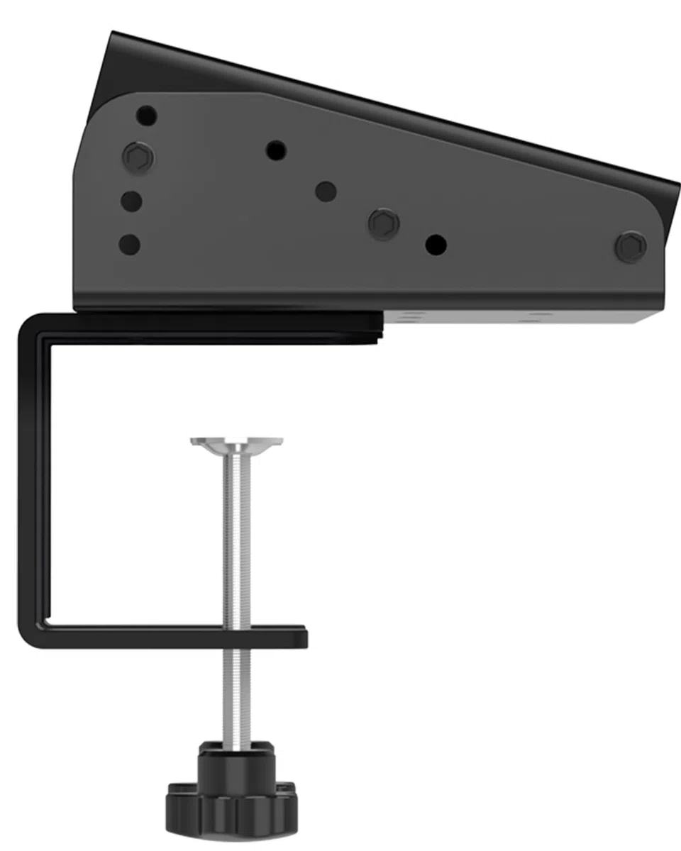 PXN Z9 Volante de Carreras con Pinza de Escritorio – Soporte de volante ajustable, diseño de pinza doble, hasta 70 mm de grosor, base VD compatible, para Sim Racing