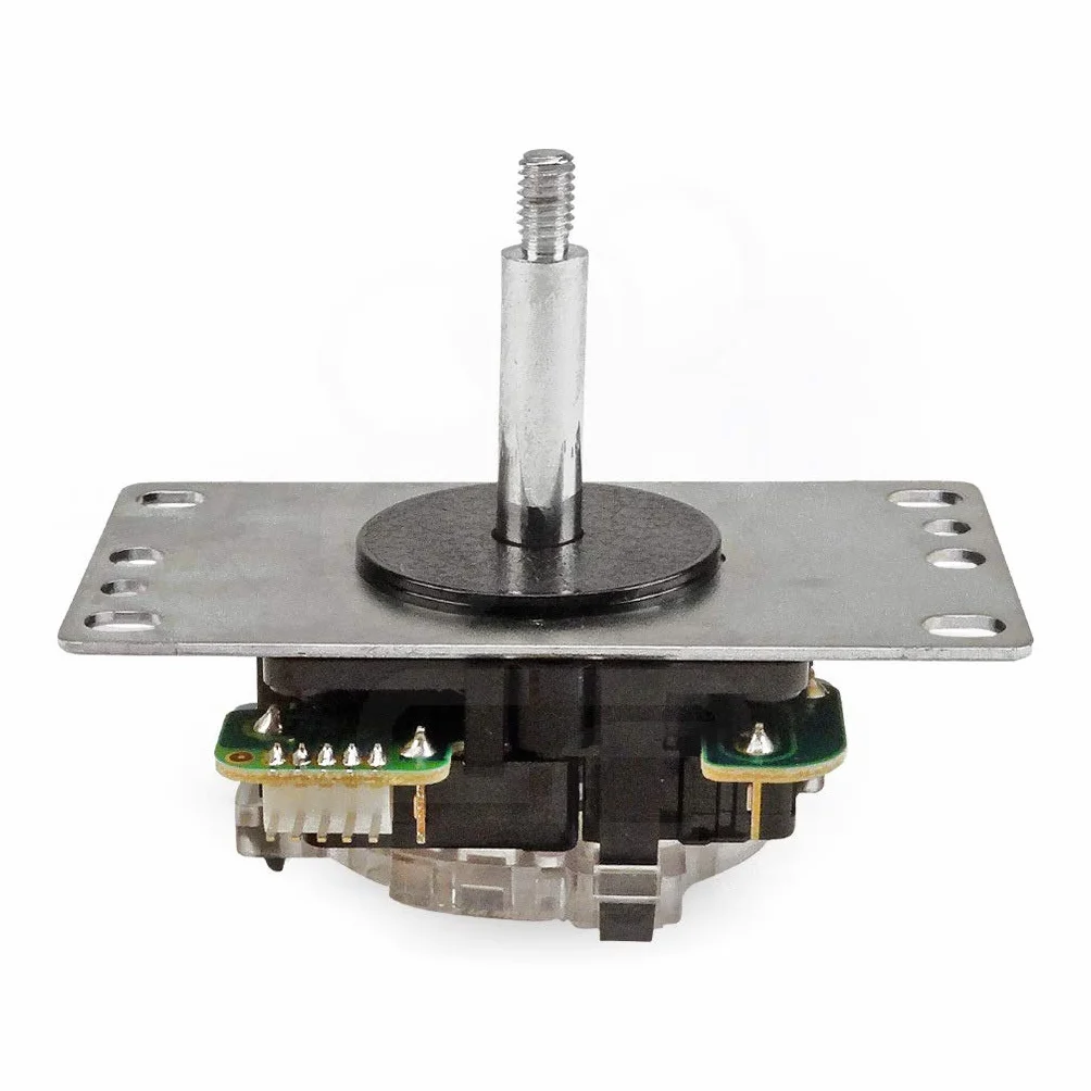 Sanwa JLF-TP-8YT Palanca de mando con mango superior de bola amarilla, parte 4 y 8 posiciones ajustables, pieza de reparación de palos de combate Hori, compatible con palancas de torneo Mad Catz SF4