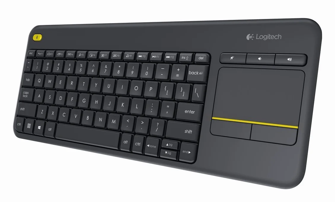 Logitech K400 Plus inalámbrico táctil TV teclado - PAN QWERTY