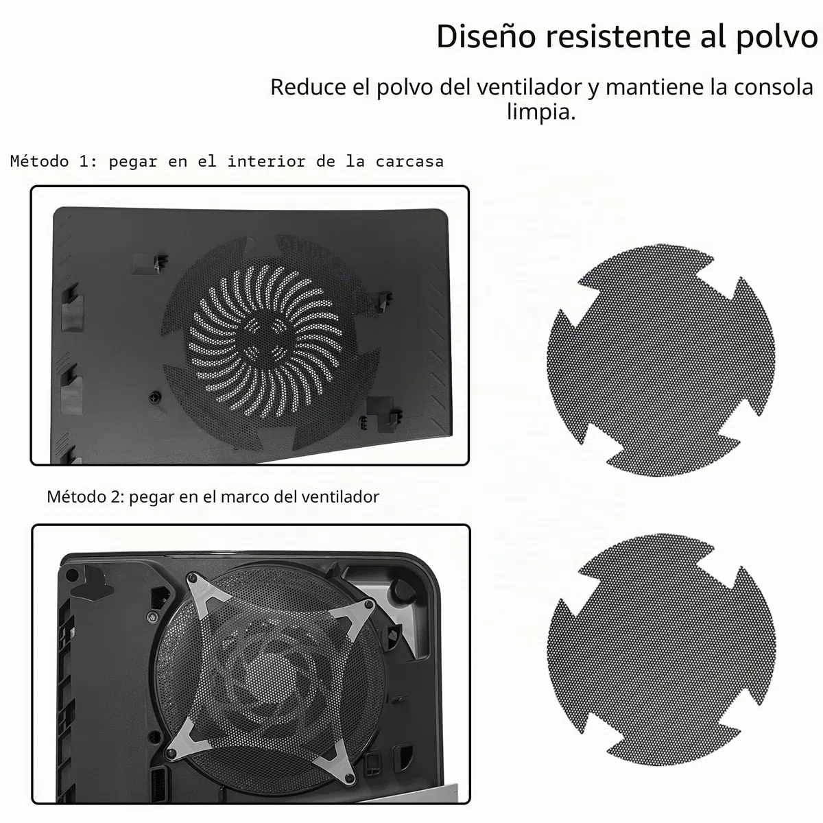 DOBEWINGDELOU Placa frontal para PS5 Pro Digital Edition con ventilación y filtro de polvo, cubierta de ABS a prueba de polvo, carcasa lateral de repuesto