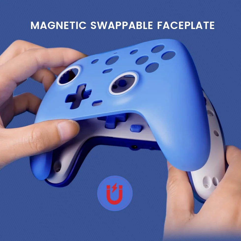 GameSir G7 SE Mando con Cable para Xbox Series X|S, Xbox One & Windows 10/11, Plug and Play Gamepad para Juegos con Joysticks de Efecto Hall, Conector de Audio de 3,5 mm (Azul)