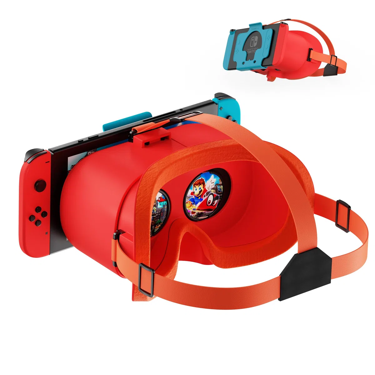Auriculares VR para Nintendo Switch & Switch OLED, Gafas de Realidad Virtual con Lentes HD Ajustables y cómoda Correa para la Cabeza, Kit Labo VR 3D para Accesorios Switch