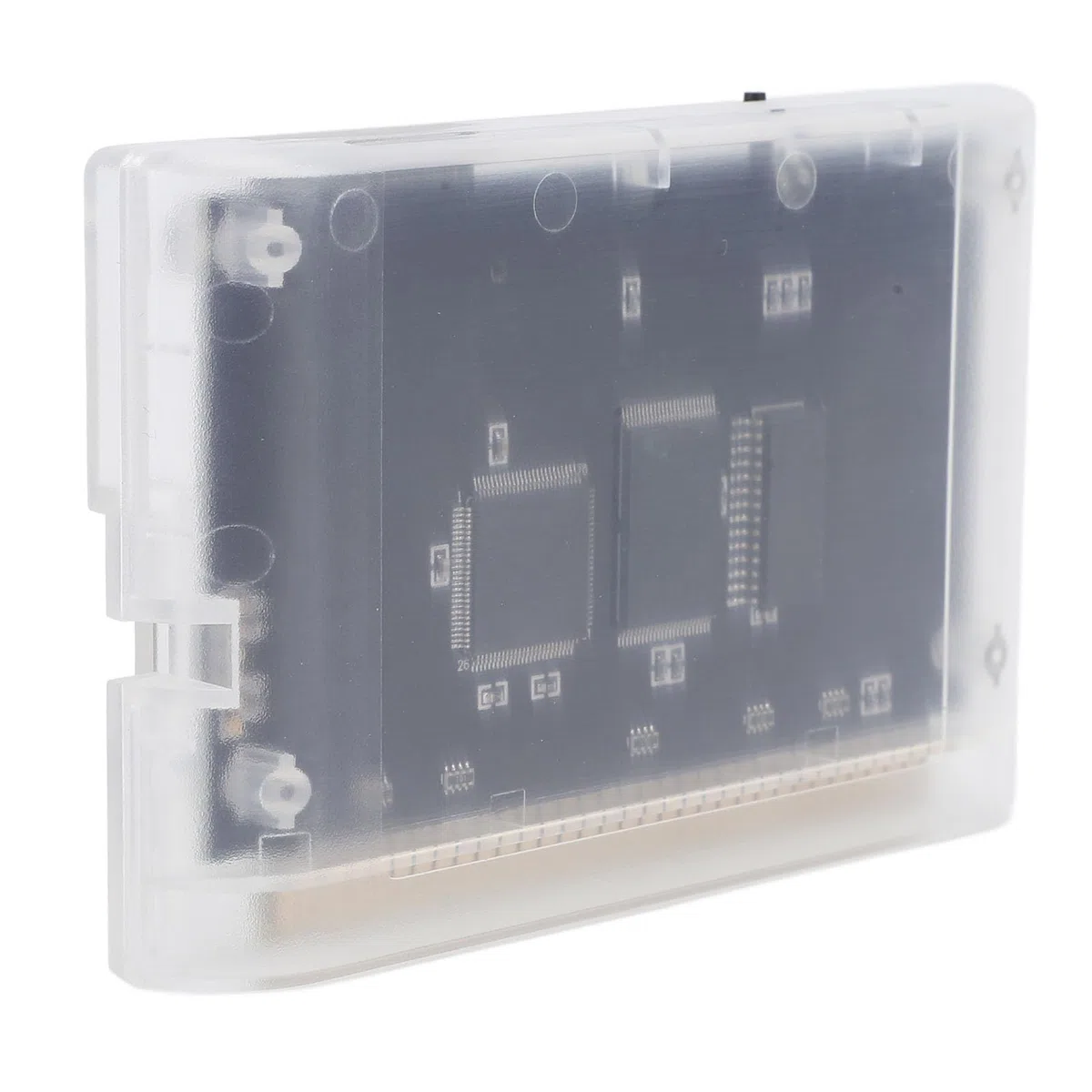 Tarjeta de Juego Retro, Videocasete Compacto Multifuncional Flexible con Tarjeta de Memoria de 8GB para Accesorios de Juego (Blanco Transparente)