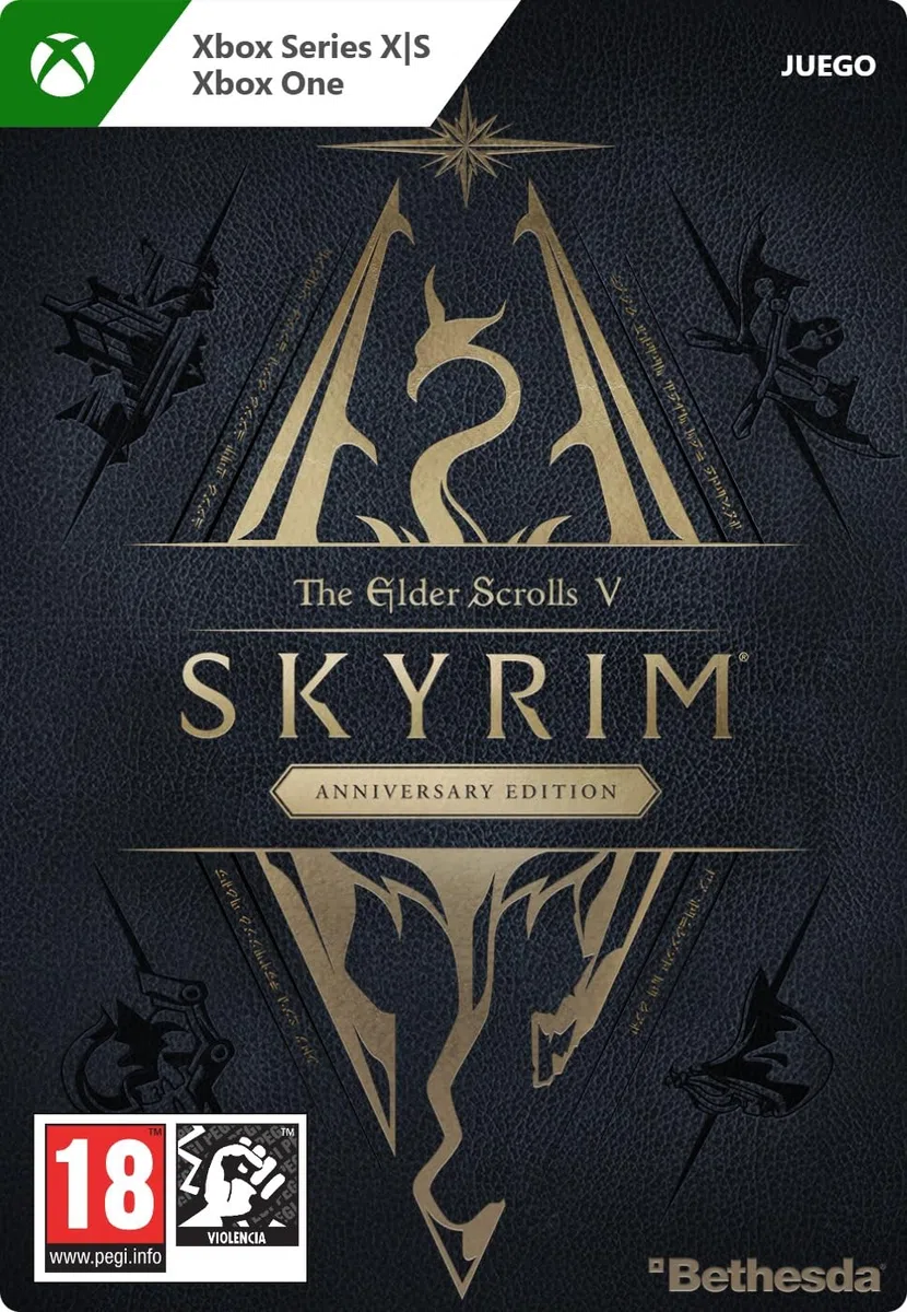The Elder Scrolls V: Skyrim Anniversary Edition | Xbox One/Series X|S - Codice de descarga