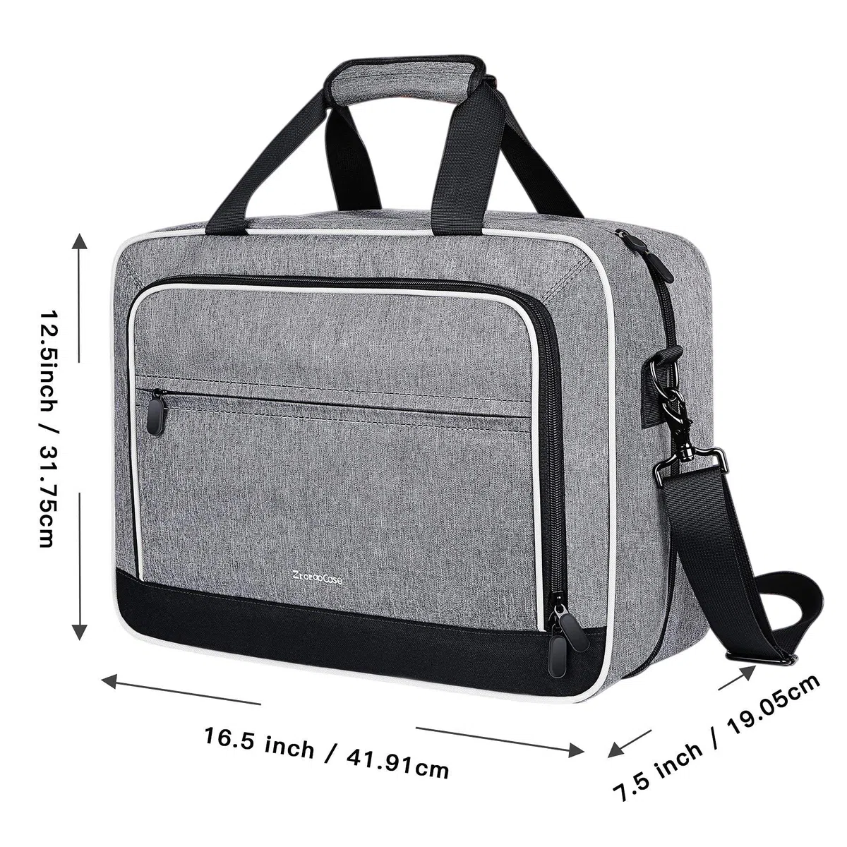 ZtotopCases para Estuche de Transporte, Compatible con la Consola y Disk/Digital Edition, Bolso para Controlador y Juegos, Auriculares para Juegos, Base de Consola y Accesorios - Gris