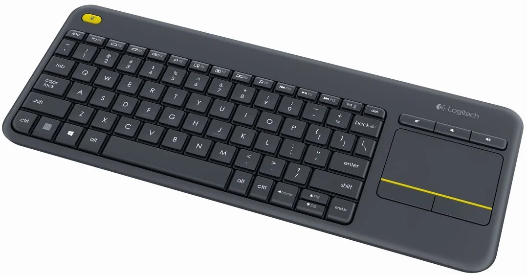 Logitech K400 Plus inalámbrico táctil TV teclado - PAN QWERTY