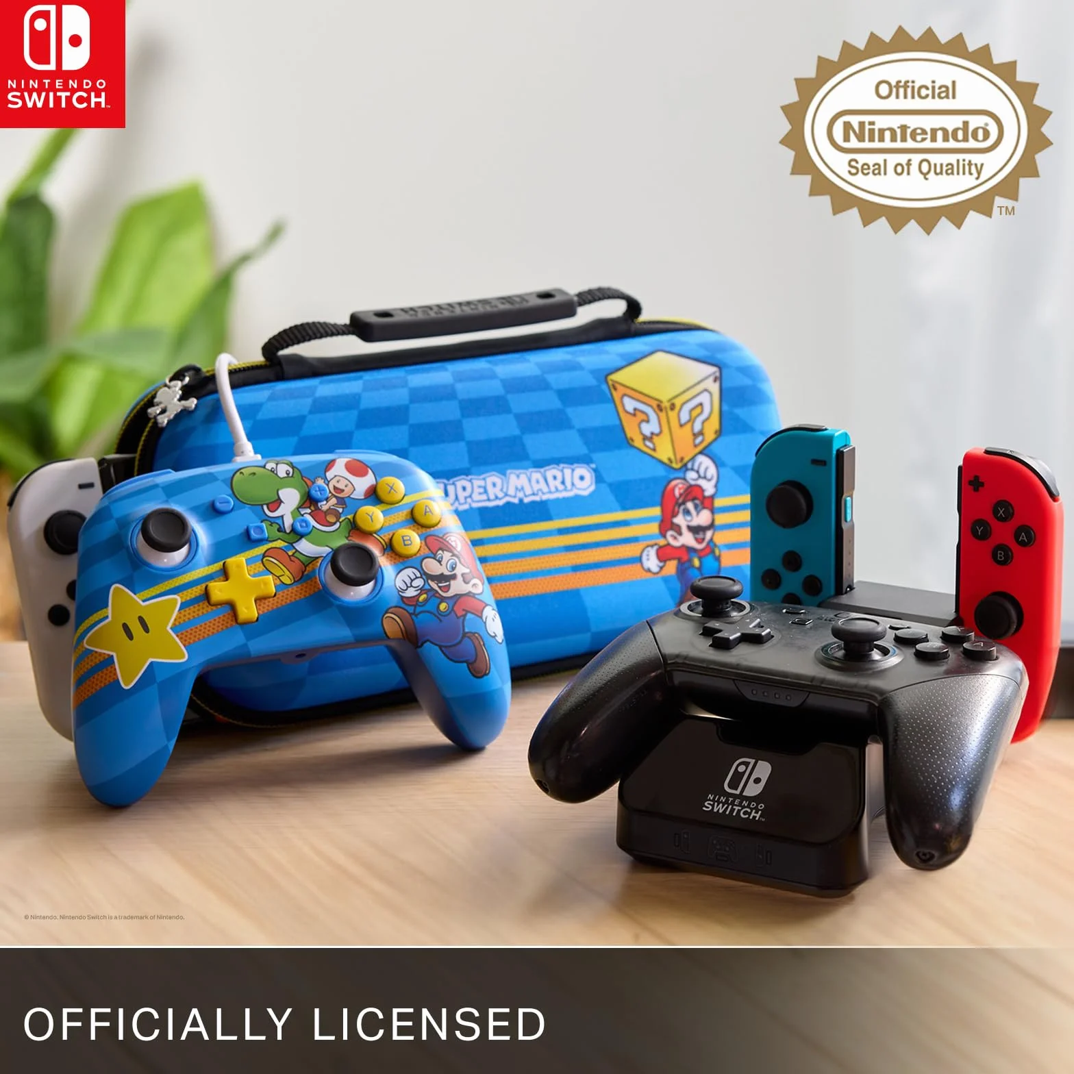 Mando inalámbrico mejorado PowerA para Nintendo Switch- Sworn Protector