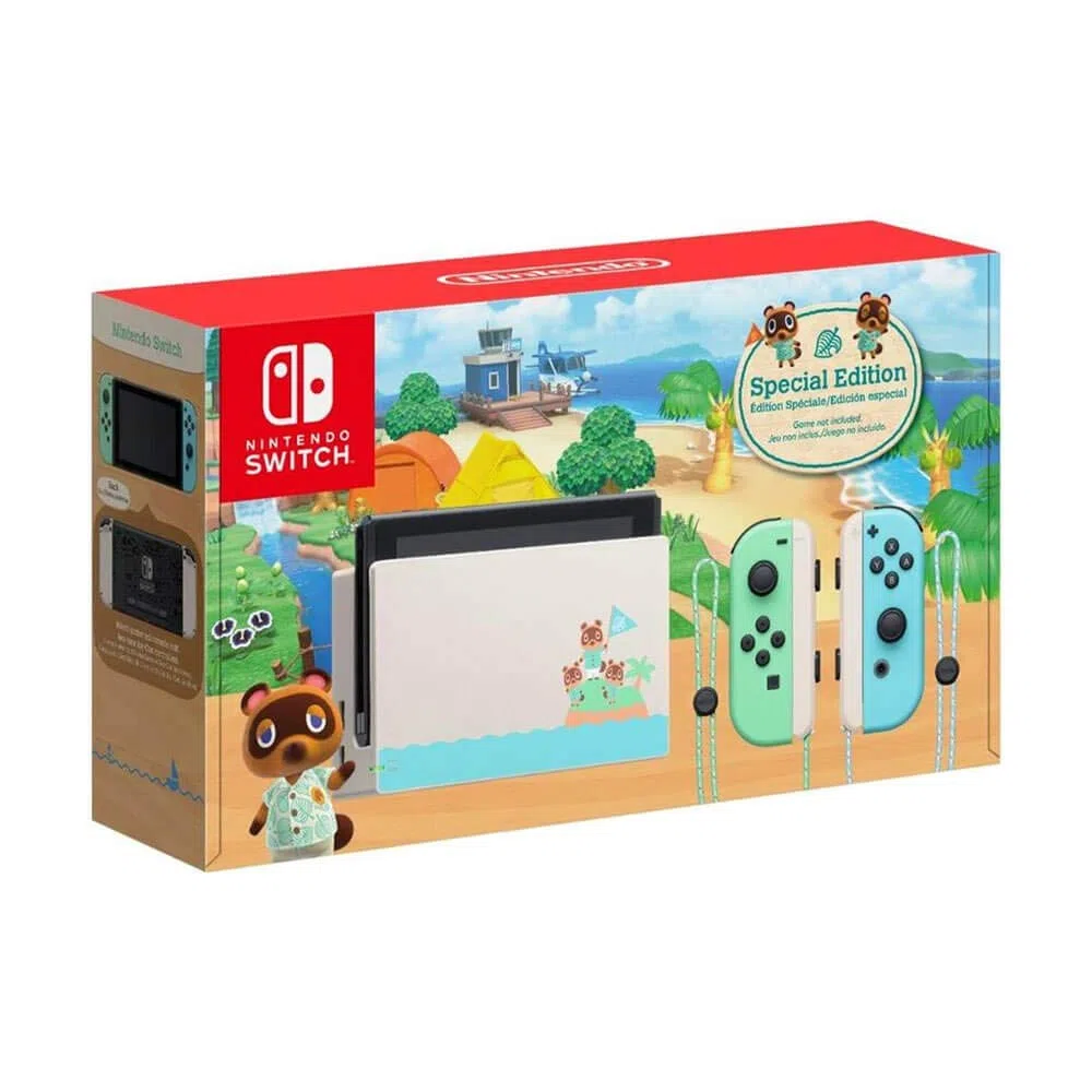 Nintendo - Switch - Animal Crossing: New Horizons Edition 32GB Console - Multi