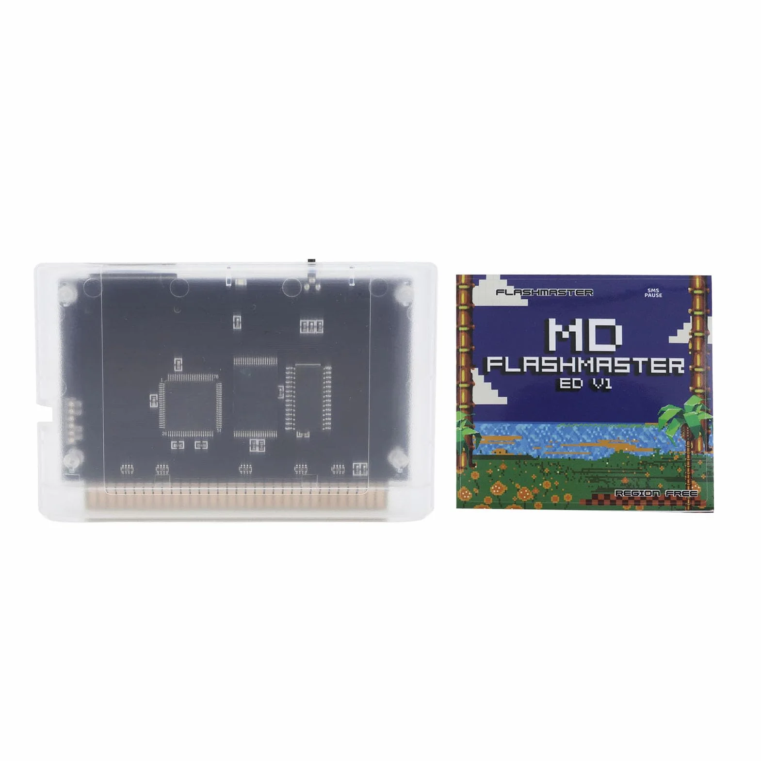 Tarjeta de Juego Retro, Videocasete Compacto Multifuncional Flexible con Tarjeta de Memoria de 8GB para Accesorios de Juego (Blanco Transparente)