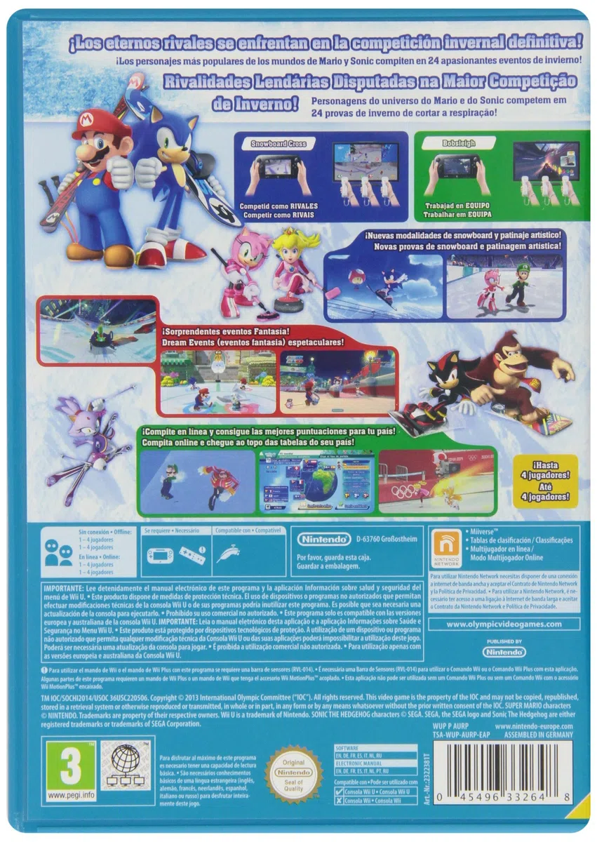 Mario & Sonic en Juegos Olímpicos de Invierno Sochi 2014