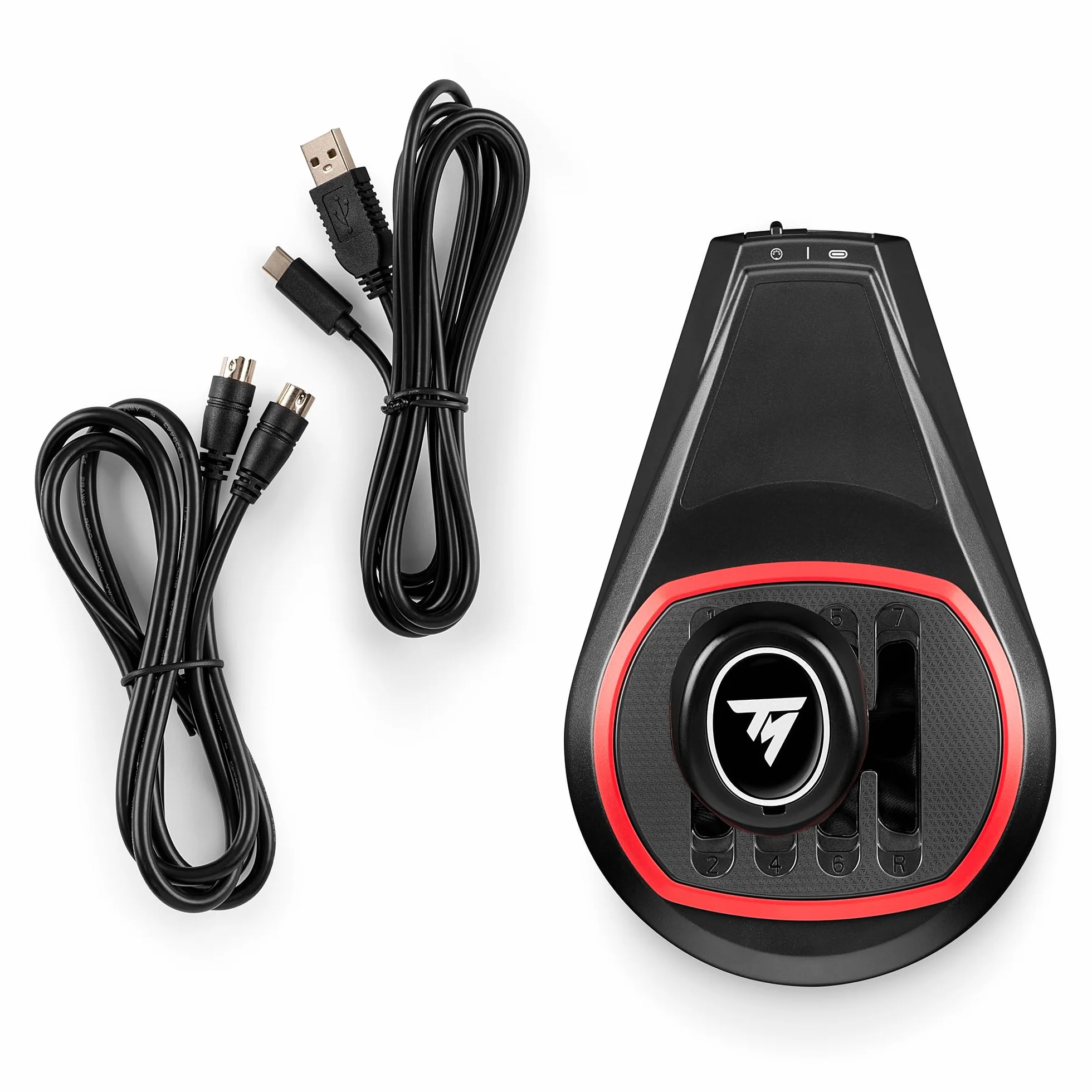 Thrustmaster TH8S Shifter Add-On - Palanca de Cambios en H de 8 Velocidades para Simulador de Carreras, Compatible con Volantes de PC, PS5, PS4, Xbox Series X|S y Xbox One