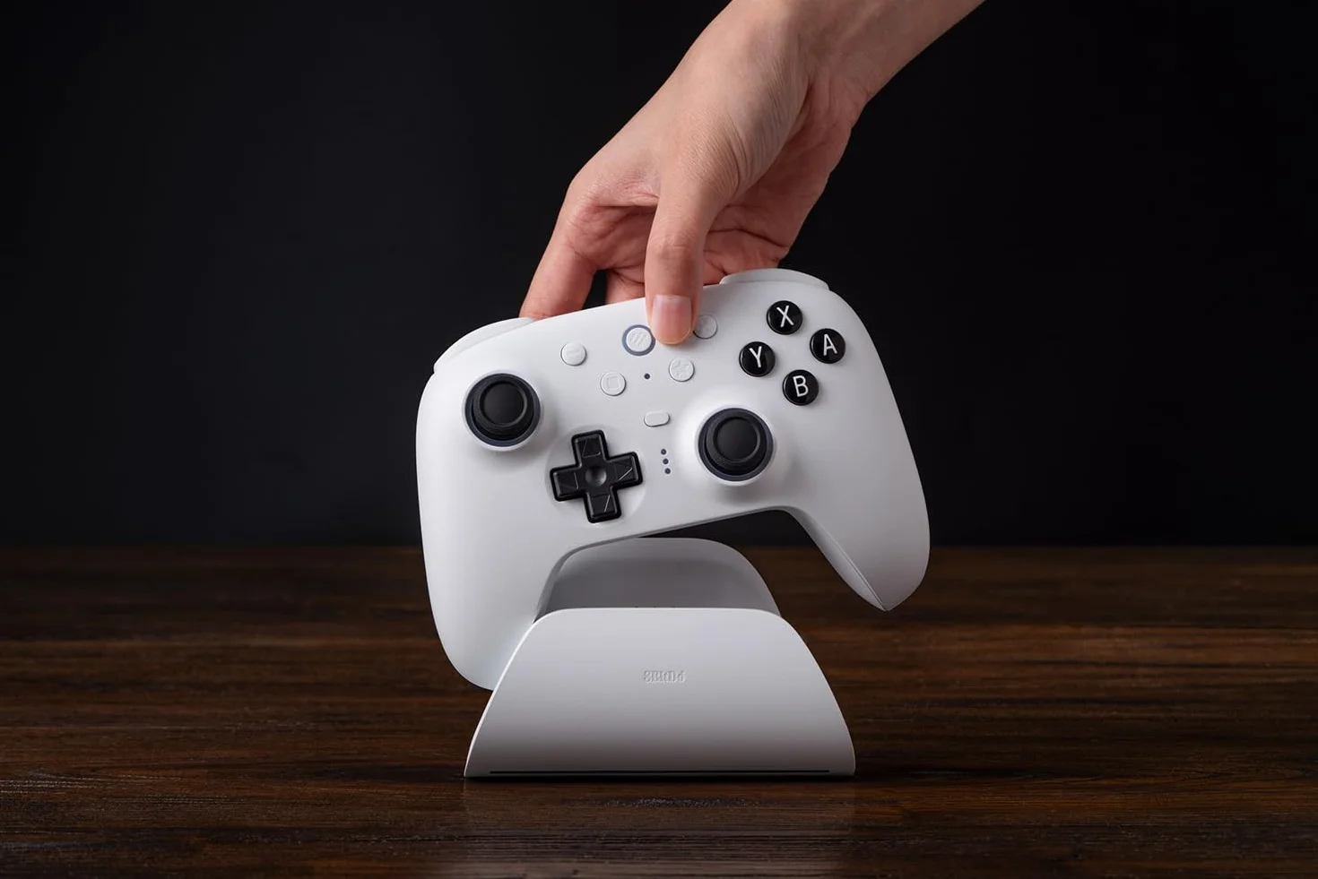 8Bitdo Ultimate 2 Bluetooth Controller for Switch & Windows PC, Switch Pro Controller with TMR Joysticks, Switchable Hall Effect/Tactile Triggers, Vibration and Motion Control, RGB Fire Ring, Black