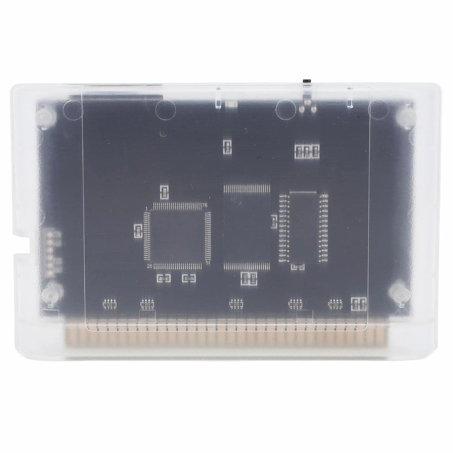 Tarjeta de Juego Retro, Videocasete Compacto Multifuncional Flexible con Tarjeta de Memoria de 8GB para Accesorios de Juego (Blanco Transparente)