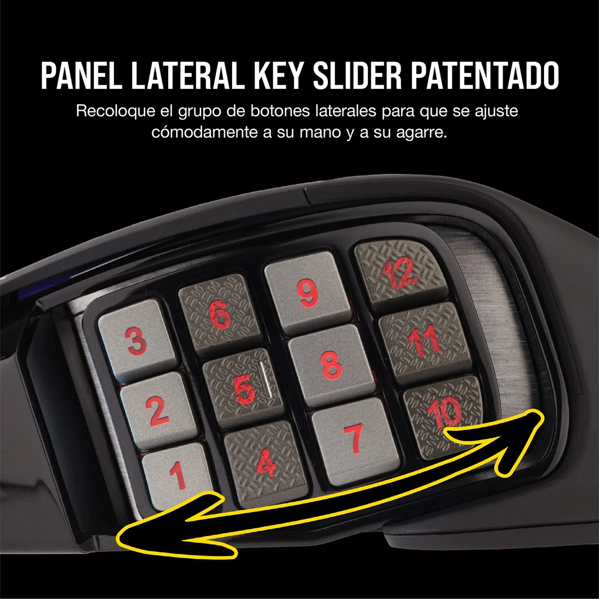 Corsair Scimitar Elite RGB Óptico MOBA/MMO Ratón para Juegos - Negro | 18.000 PPP Óptico Sensor, 17 Botones Programables, Retroiluminación RGB Dinámica en Cuatro Zonas, Forma Contorneada