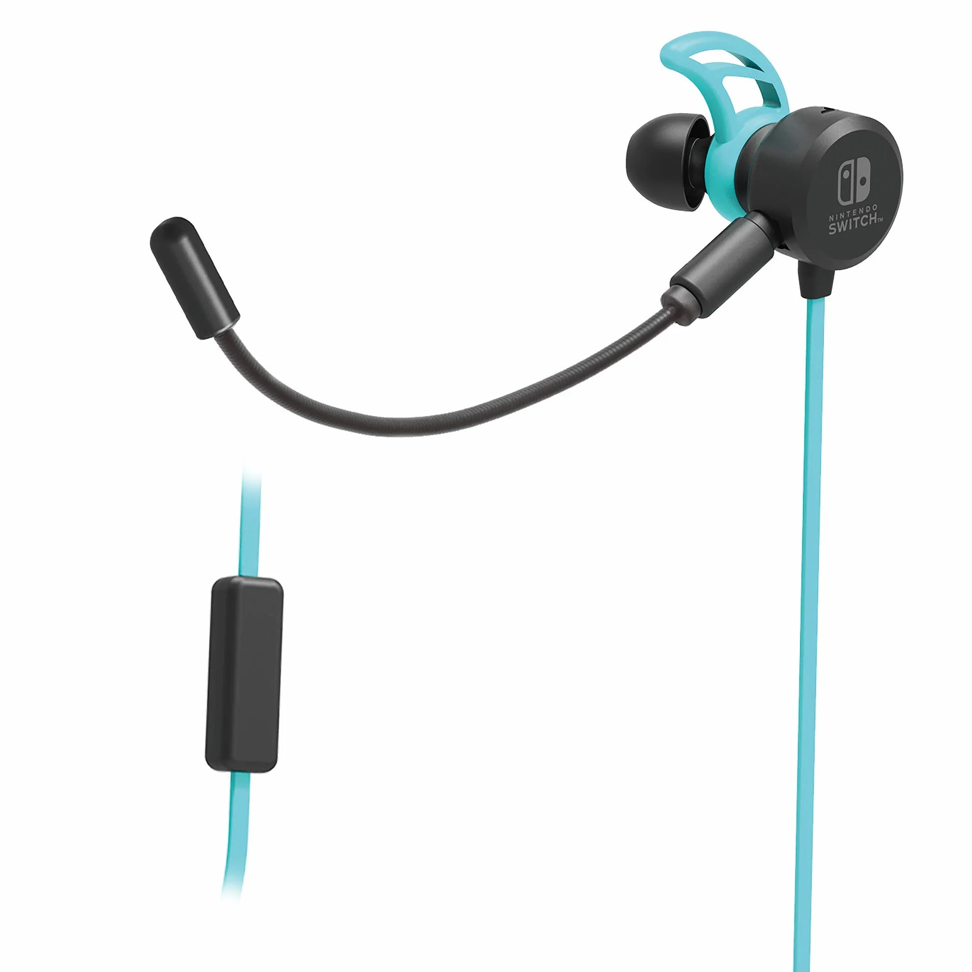 Hori - Auriculares Switch Azul/Rojo Neón (Nintendo Switch)