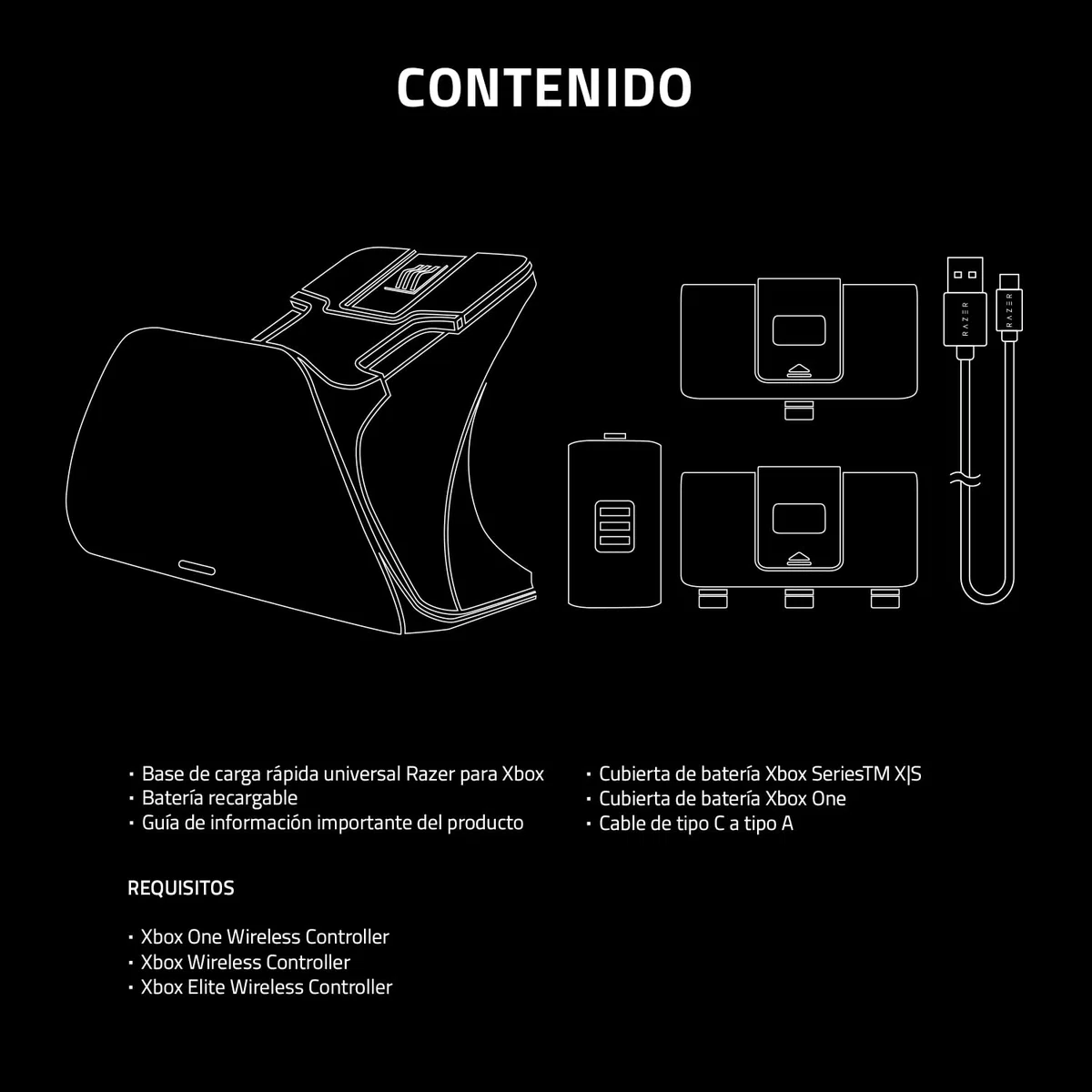 Razer Universal Quick Charging Stand (Pulse Red) - Soporte de carga rápida para los mandos de Xbox (carga rápida, compatibilidad universal para mandos nuevos y antiguos) Rojo