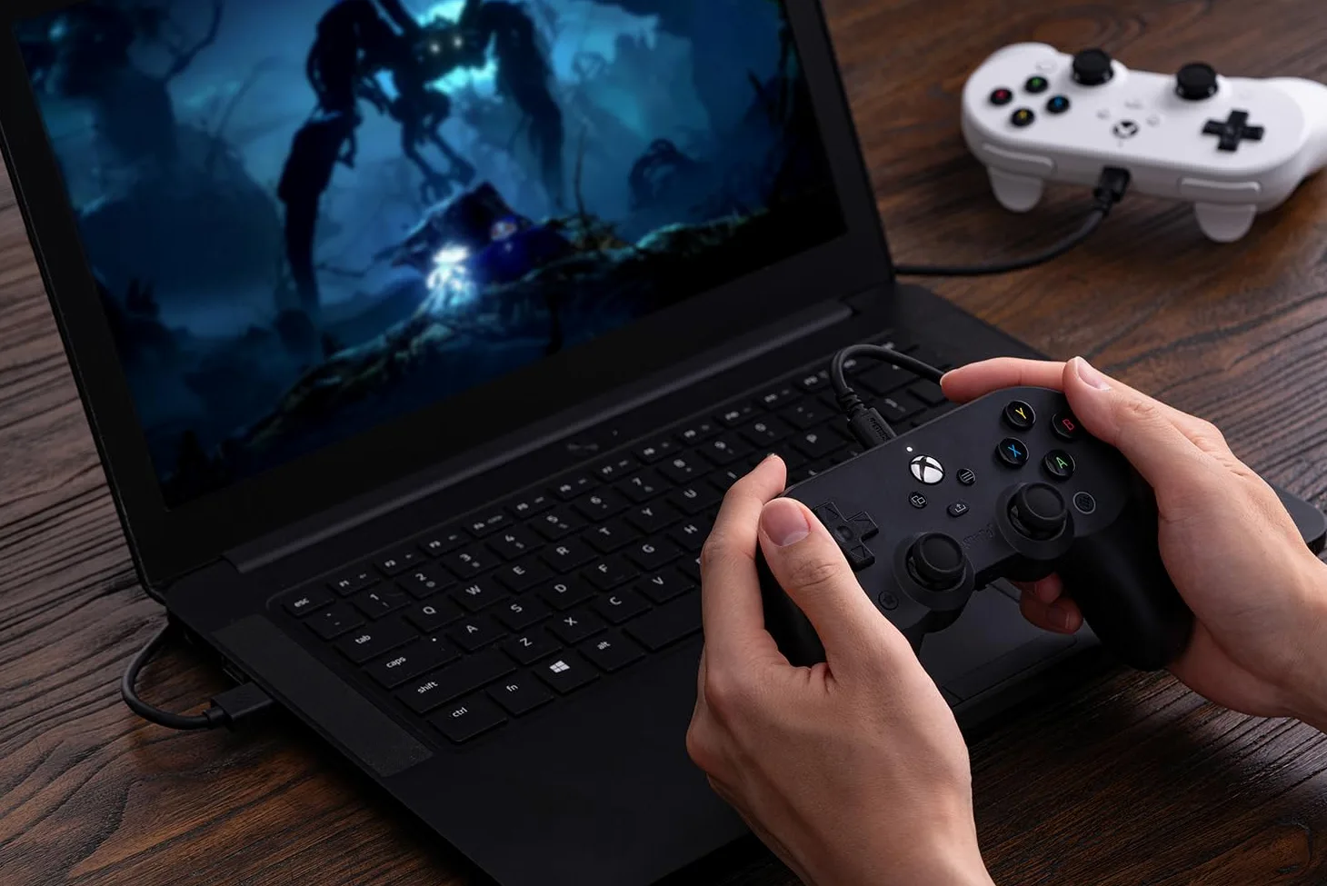 8Bitdo Pro 2 Wired Controller for Xbox, Hall Effect Joystick Update, 3.5mm Audio Jack, Compatible with Xbox Series X|S, Xbox One, Windows 10/11 - Officially Licensed (Black)