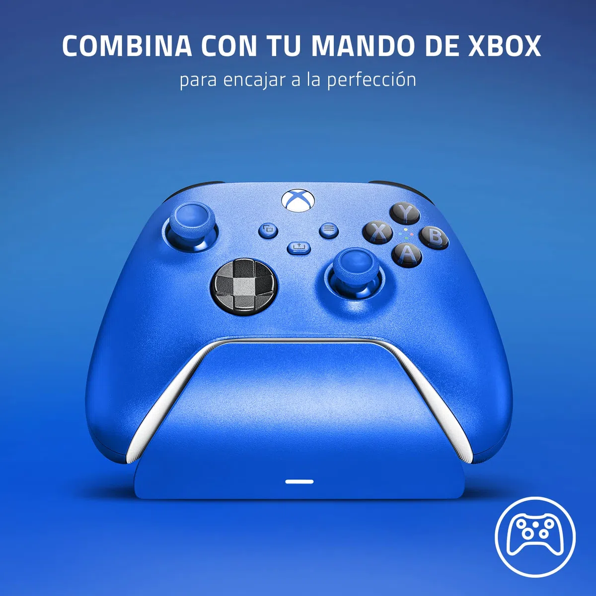 Razer Universal Quick Charging Stand (Pulse Red) - Soporte de carga rápida para los mandos de Xbox (carga rápida, compatibilidad universal para mandos nuevos y antiguos) Rojo