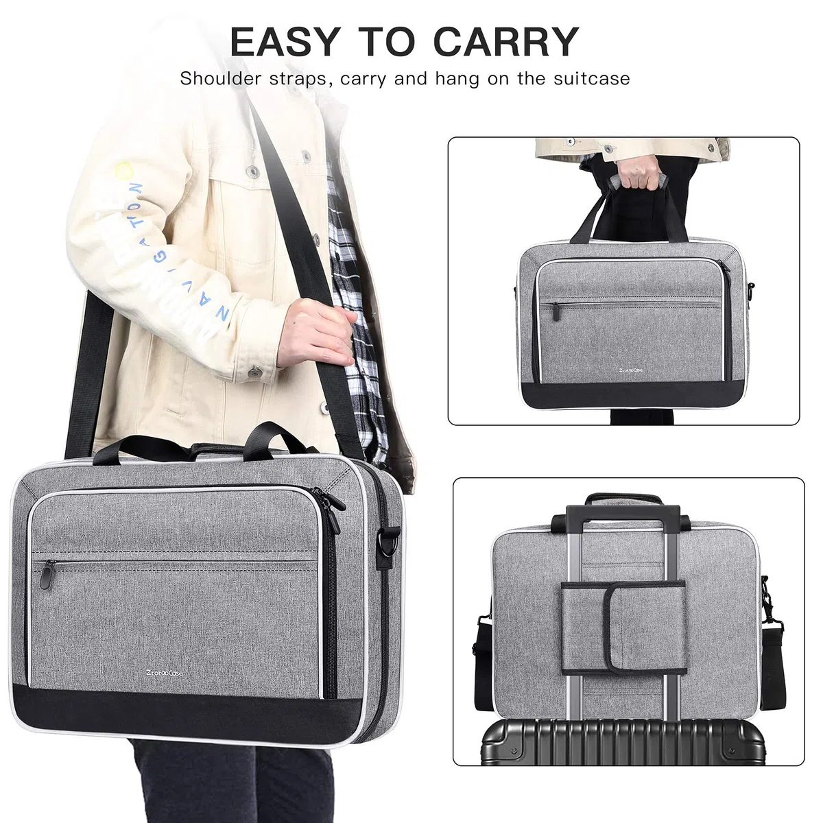 ZtotopCases para Estuche de Transporte, Compatible con la Consola y Disk/Digital Edition, Bolso para Controlador y Juegos, Auriculares para Juegos, Base de Consola y Accesorios - Gris