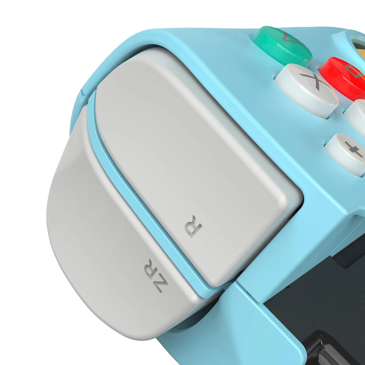 CRKD Nitro Deck - Professional Handheld Controller Deck with Zero Stick Drift for Nintendo Switch and Switch OLED (Retro Blue - Nostalgia Collection)